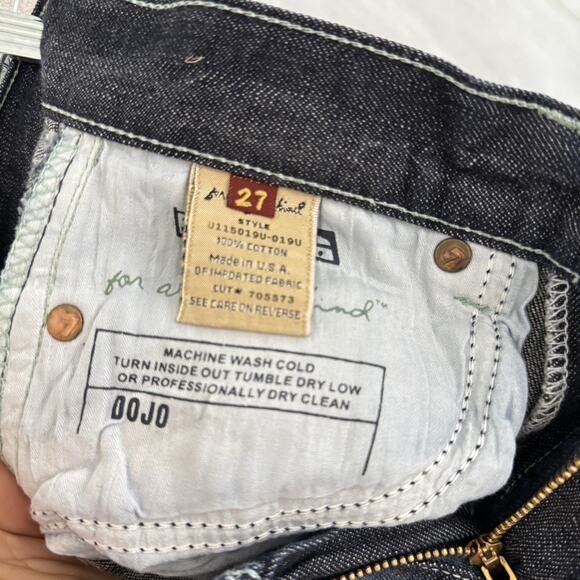 7 Seven For All Mankind Dojo Jeans Womens 27 Flared Swarovski Embellished NWT - Picture 11 of 16